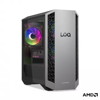 Lenovo LOQ Tower 26ADR10 lauaarvuti - AMD Ryzen 7 8745HX, 16GB RAM, 512GB SSD, NVIDIA GeForce RTX 5050 8GB, Windows 11 Home