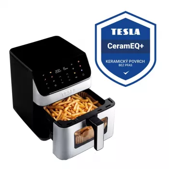TESLA AirCook DualHeat QD65 XXL digitaalne kuumaõhufritüür kahekordse kuumutusega