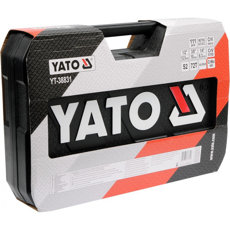 Yato YT-38831 mehaaniku tööriistakomplekt 111 tööriistaga