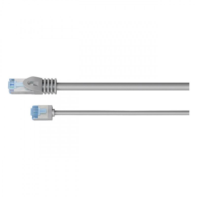 Goobay Slim Cat6a U/FTP patchkaabel RJ45, 1 m, hall