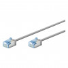 Goobay Slim Cat6a U/FTP patchkaabel RJ45, 1 m, hall
