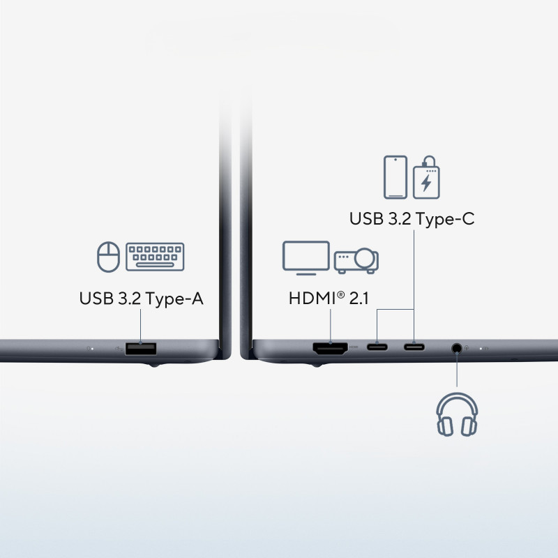 ASUS Zenbook 14 UX3480QA-SF003W 14 inch sülearvuti - Qualcomm Snapdragon X X1-26-100, 16GB RAM, 512GB SSD, Windows 11 Home