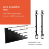 Vogel's INT 8212 seinakinnitus LG dvLED All-in-One ekraanidele
