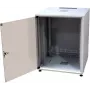IT-Budget 19 inch võrgukapp SJB, 12U, LxS 600x600 mm, klaasuks, tagapaneel, helehall (W-3987-01-02-011-BBL)