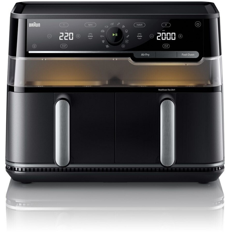 Braun TD5053IBK kahe korviga õhufritüür, 5 + 5 L