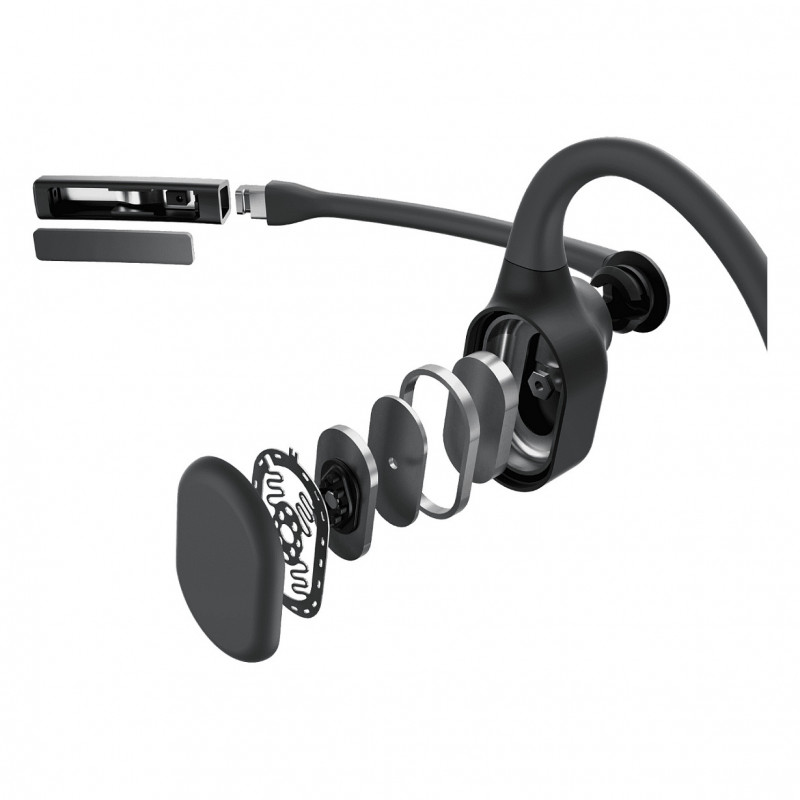 Shokz OpenComm2 UC 2025 Upgrade peakomplekt USB-C adapteriga