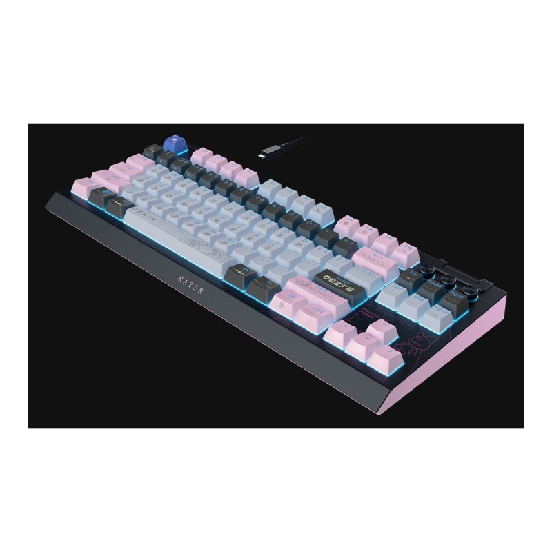 Razer BlackWidow V4 Tenkeyless HyperSpeed juhtmevaba mänguklaviatuur, US, Orange Switch, Wuthering Waves Edition
