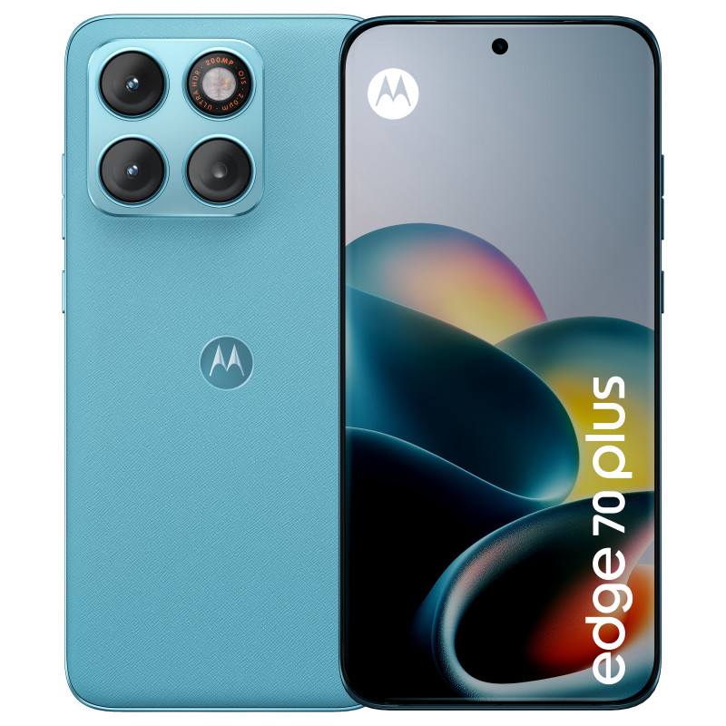 Motorola Edge 70 Plus nutitelefon - 8GB RAM, 256GB, piimjas sinine