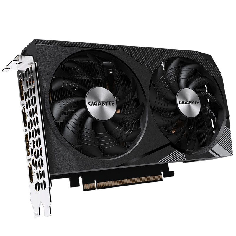 Gigabyte GeForce RTX 3060 WINDFORCE OC 12G graafikakaart - 12GB GDDR6, 192-bit, PCIe 4.0 x16, 2x HDMI, 2x DisplayPort (GV-N3060WF2OC-12GD)