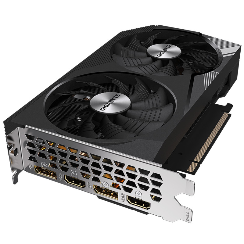 Gigabyte GeForce RTX 3060 WINDFORCE OC 12G graafikakaart - 12GB GDDR6, 192-bit, PCIe 4.0 x16, 2x HDMI, 2x DisplayPort (GV-N3060WF2OC-12GD)