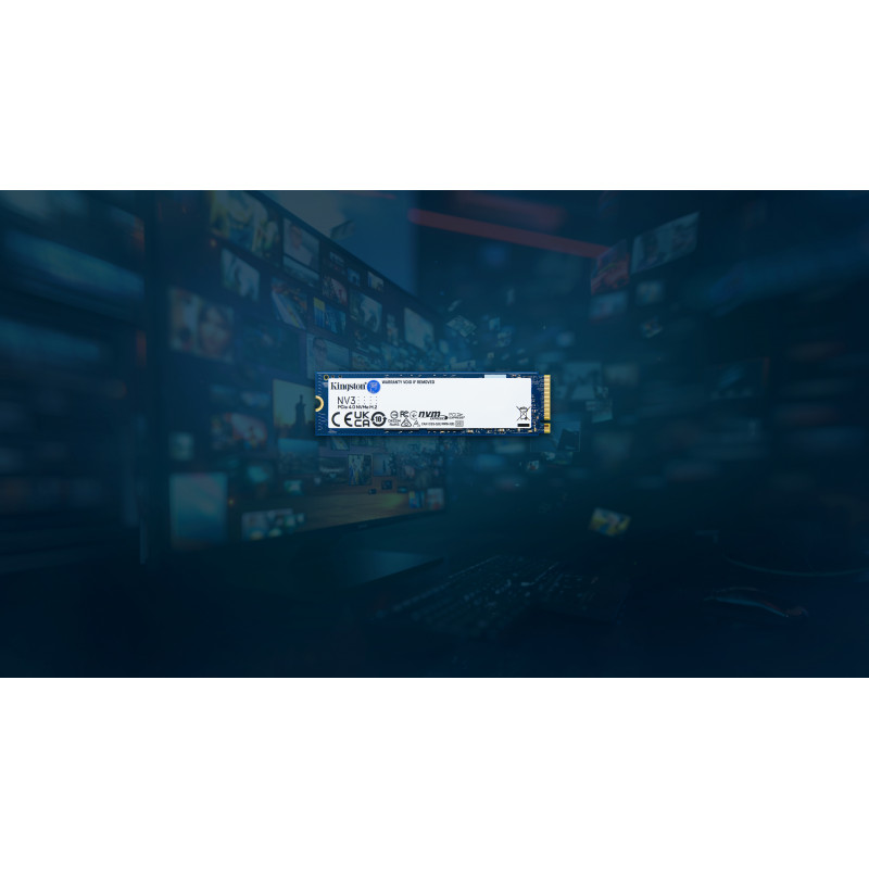 Kingston NV3 500GB M.2 2280 PCIe 4.0 x4 NVMe sisemine SSD (SNV3S/500GBK)