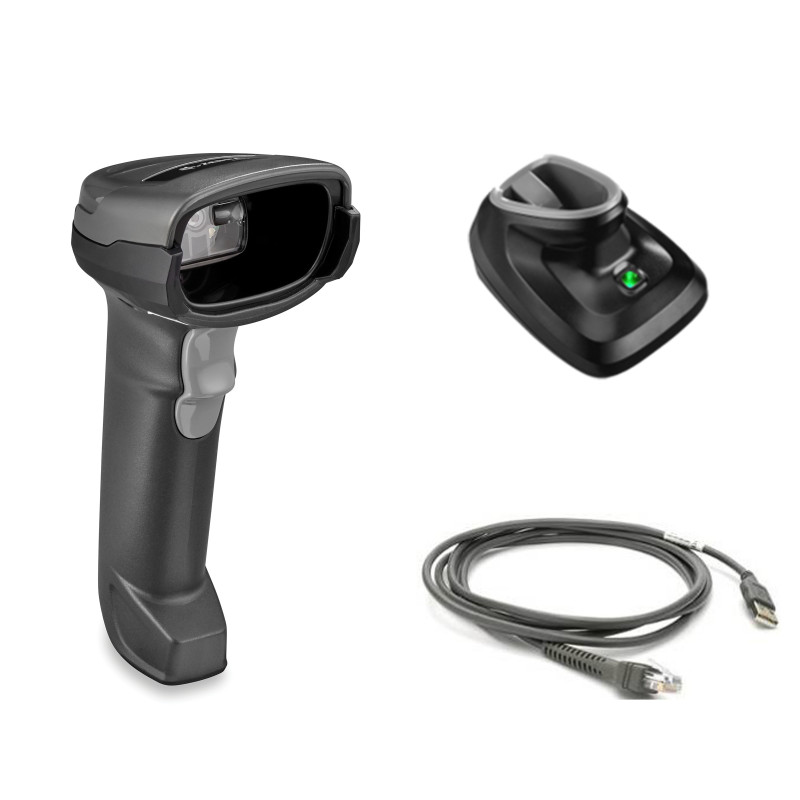 Zebra DS2278-SR vöötkoodiskanner USB komplekt esitlusalusega ja varjestatud USB kaabliga, must (DS2278-SR7U2100PRW)