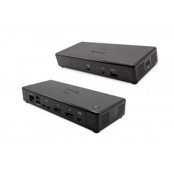 i-tec Thunderbolt 3/USB-C kahe DisplayPortiga 4K dokkimisjaam 85W PD-ga