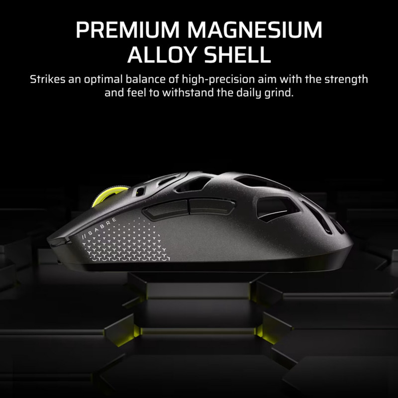 Corsair SABRE V2 PRO traadita mänguhiir, 2.4GHz / Bluetooth / USB-C, must (CH-931G100-WW)