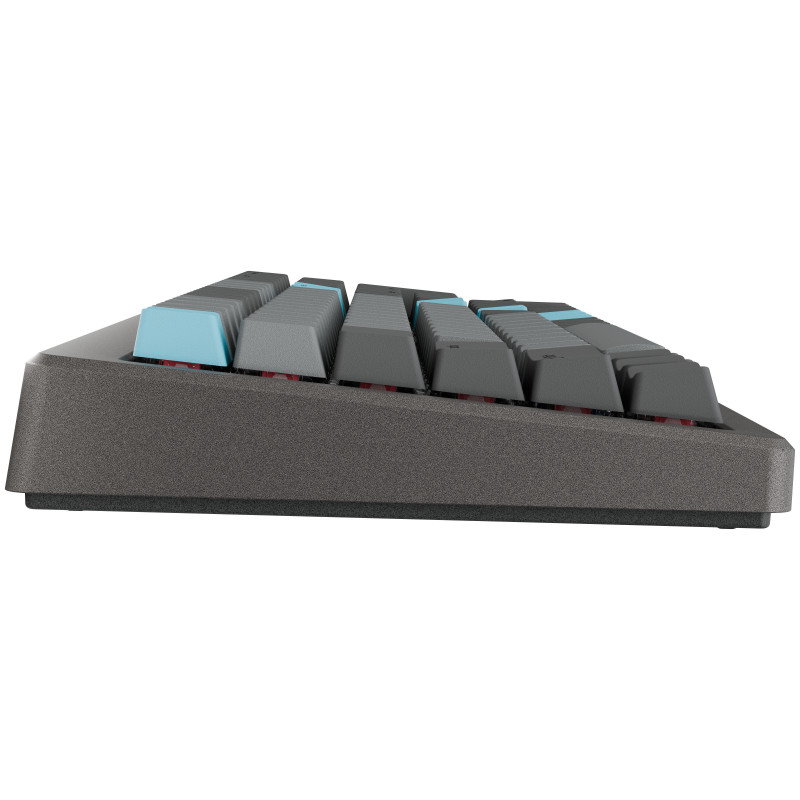 Ducky Cushion 98 mänguklaviatuur, 96%, DE paigutus (ISO), Shush punased lülitid - Nickel (DKCUS2598-DSDEPHCC3H1)