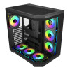 FSP U580 ARGB ATX Ultra Tower mängukorpus - must