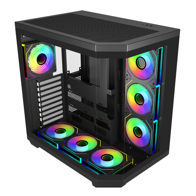 FSP U580 ARGB ATX Ultra Tower mängukorpus - must