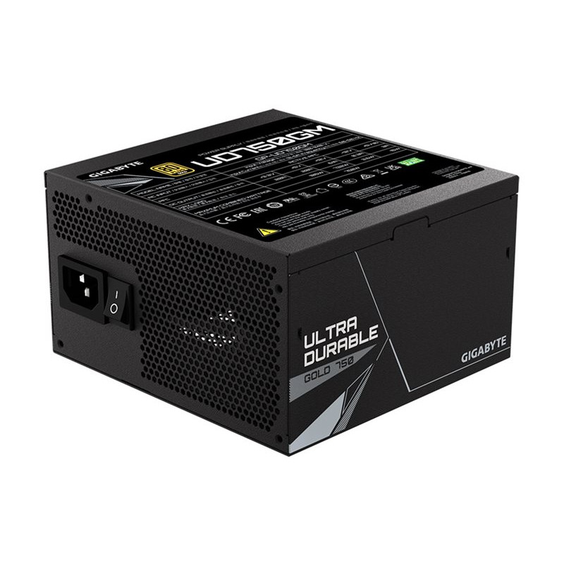 GIGABYTE UD750GM 750W ATX toiteplokk, 80+ Gold, täismodulaarne