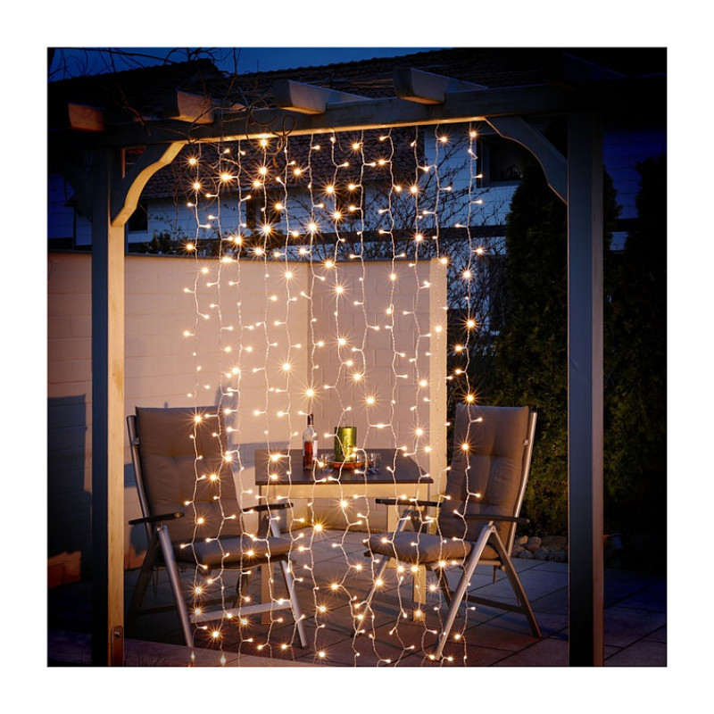 Goobay 300 LED-valguskardin läbipaistev 2,5 m