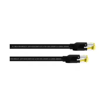 Cordial Cat5e S/UTP ühenduskaabel RJ45, 0,3 m, must