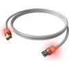 ZVK EasyLan Cat6a LED patch-kaabel RJ45, varjestatud, 7,5 m, türkiissinine