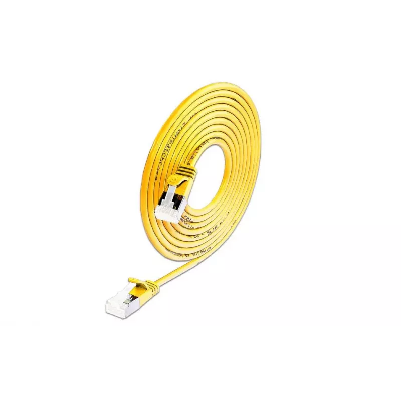 Wirewin Slim Cat6a U/FTP ühenduskaabel RJ45, 5 m, kollane