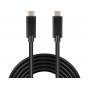 Vivolink USB-kaabel USB-C - USB-C, 1,8 m, must