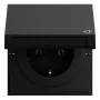Gira 445474 SCHUKO pistikupesa KD, System 70, must