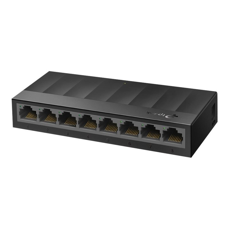 TP-Link TL-LS1008G kommutaator, 8x 10/100/1000 Mbps