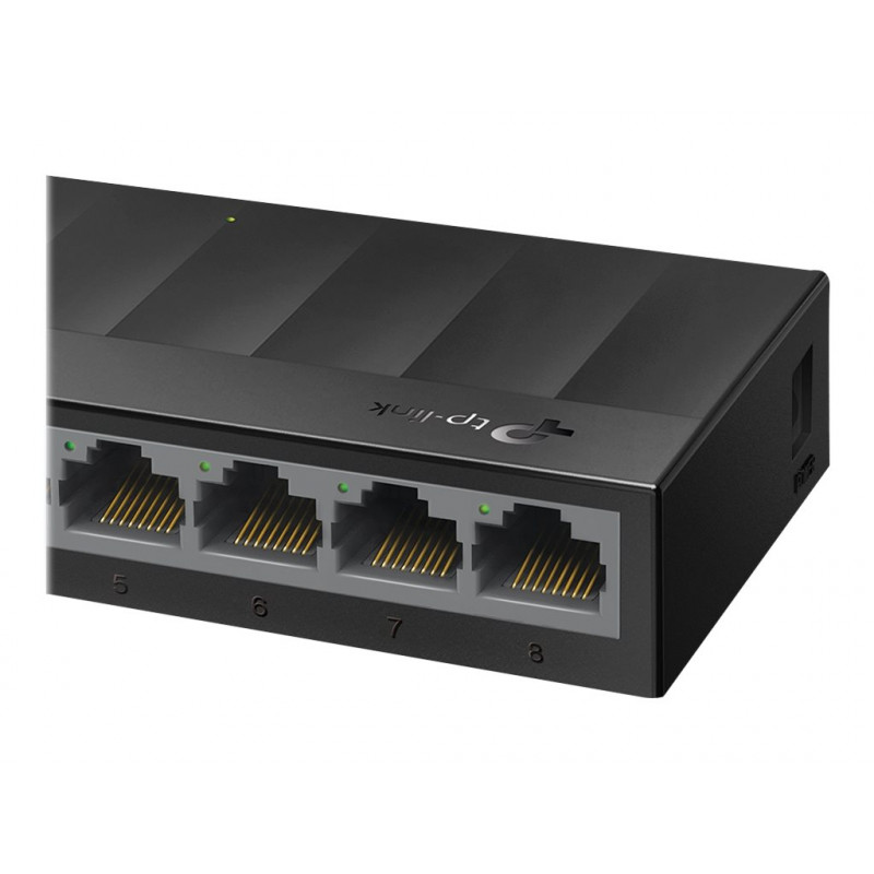 TP-Link TL-LS1008G kommutaator, 8x 10/100/1000 Mbps