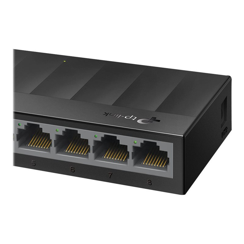 TP-Link TL-LS1008G kommutaator, 8x 10/100/1000 Mbps