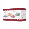 Bialetti Candyland 4 tassi ja alustassi komplekt 80 ml