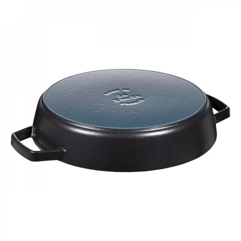Zwilling Staub malmist praepann kahe käepidemega, 26 cm, siidmatt must (40511-725-0)
