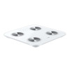 Huawei Scale 3 Bluetooth Edition valge / nutikas isiklik kaal / karastatud klaas / WiFi ja BT / kuni 150 kg / Android ja iOS