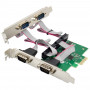 InLine® PCIe x1 liidesekaart, 4x RS-232, madalprofiil