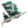 InLine® PCIe x1 liidesekaart, 4x RS-232, madalprofiil