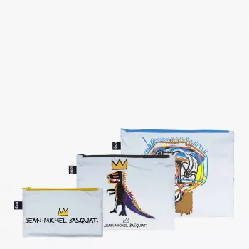LOQI Basquiat kotikeste komplekt – Crown, Pez Dispenser, Untitled (3 tk)