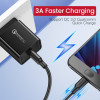 Ugreen USB-kaabel USB-A - Micro-USB, 0,5 m, must