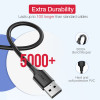 Ugreen USB-kaabel USB-A - Micro-USB, 0,5 m, must