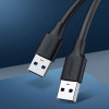 Ugreen US102 USB 2.0 kaabel isane-issane, 0,5 m, must