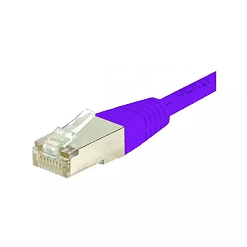 Exertis Connect takerdumatu Cat6 S/FTP ühenduskaabel RJ45, 10 m, violetne