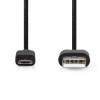 Nedis USB-A kaabel, 2 m