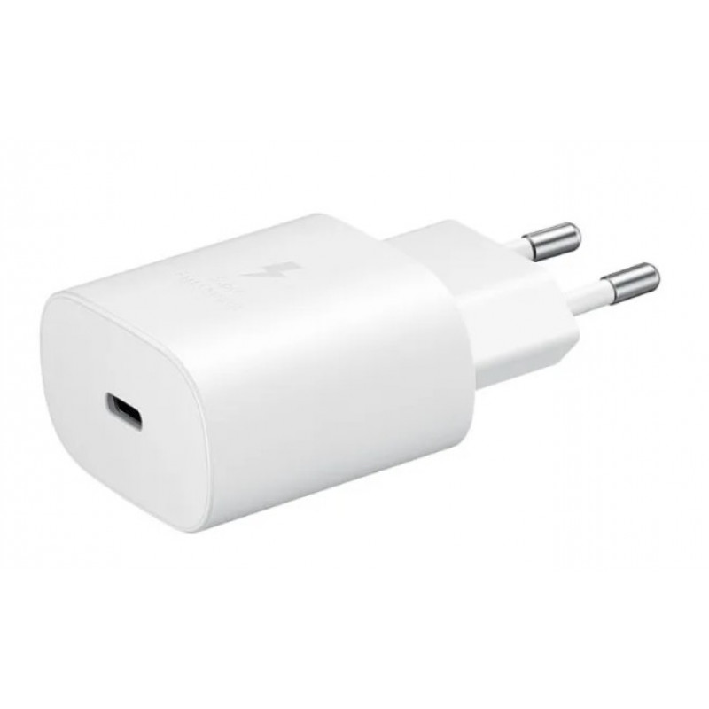 Samsungi reisiadapter TA800 USB-C–USB-C kaabliga, valge