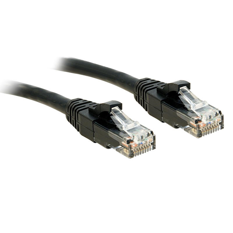 Lindy Cat6 U/UTP ühenduskaabel RJ45, 7,5 m, must