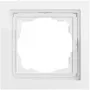 GIRA 0211705 katteraam, 1-kohaline, lame, Gira F200, puhasvalge