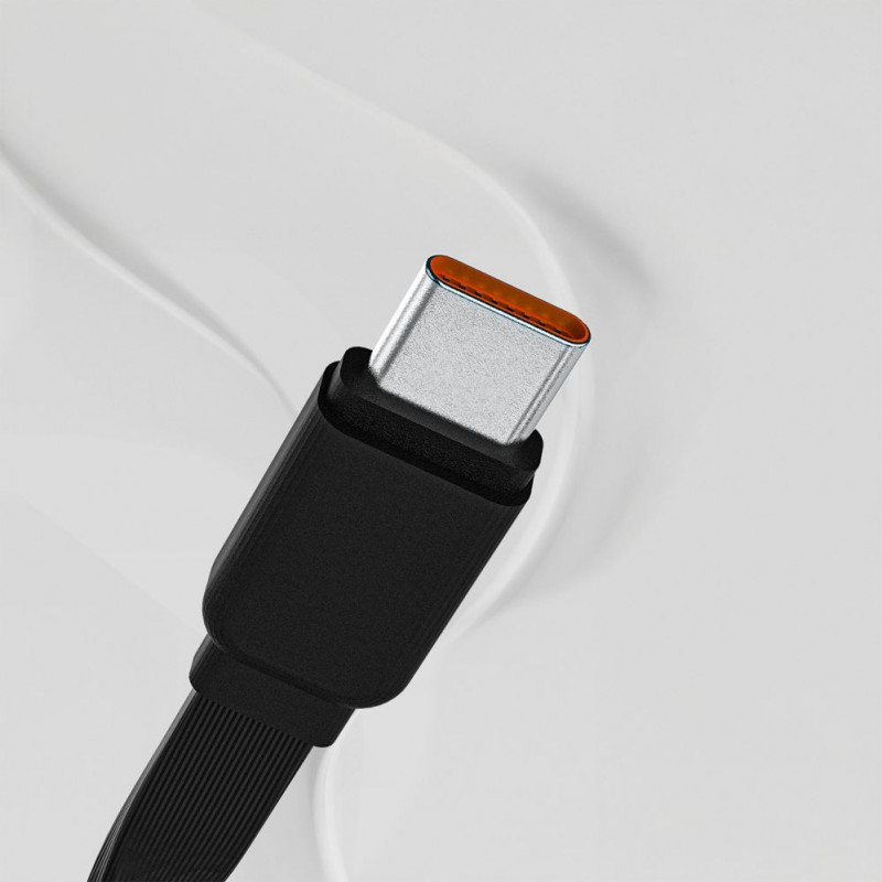 Dudao K32 akupank 22.5W 10000 mAh sisseehitatud USB-C/Lightning kaabliga - must