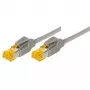 Tecline Cat6a S/FTP ühenduskaabel RJ45, 2 m, hall, LSZH