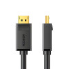 Ugreen DisplayPort - HDMI kaabel, 3 m, 4K, must