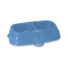 Stefanplast Break 13 lemmiklooma toidukauss 0,2+0,2 L, 21x13x5 cm, hall/sinine