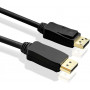 Secomp DisplayPort 1.4 kaabel, 3 m, must (11.55.3697)